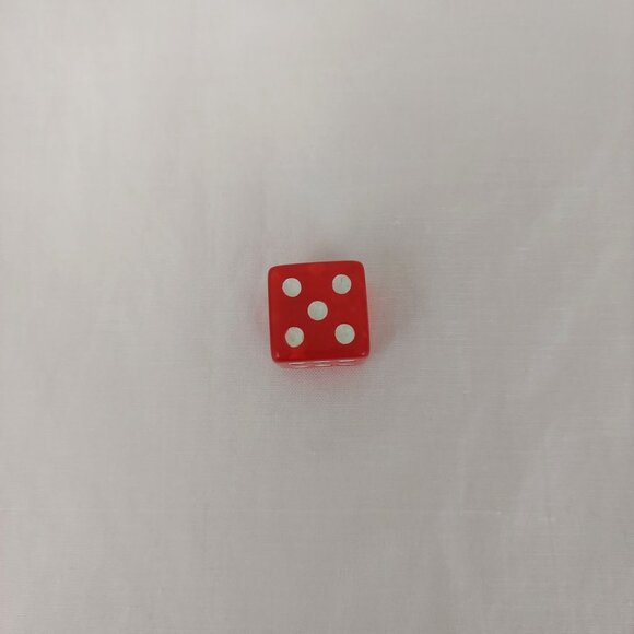 Vintage Robert's Casino Craps Die Dice Las Vegas NV Nevada Obsolete Red Rare - Picture 2 of 4